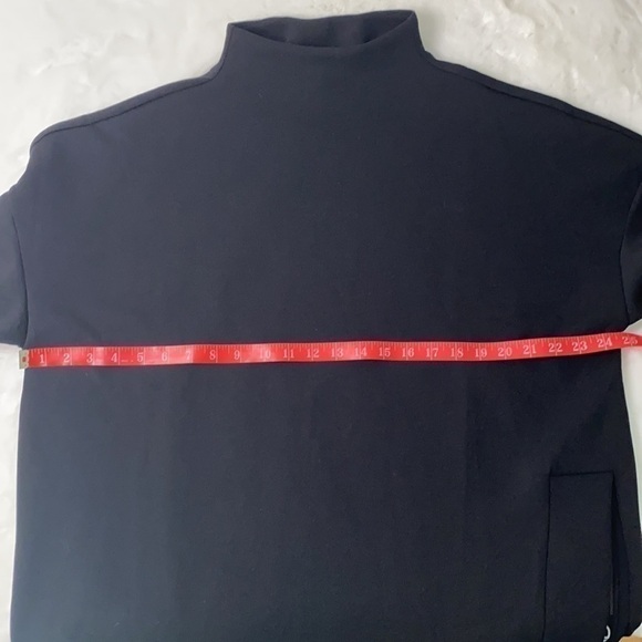 MPG Black Side-Slit Expressive Mock Neck Sz XL - Picture 8 of 11